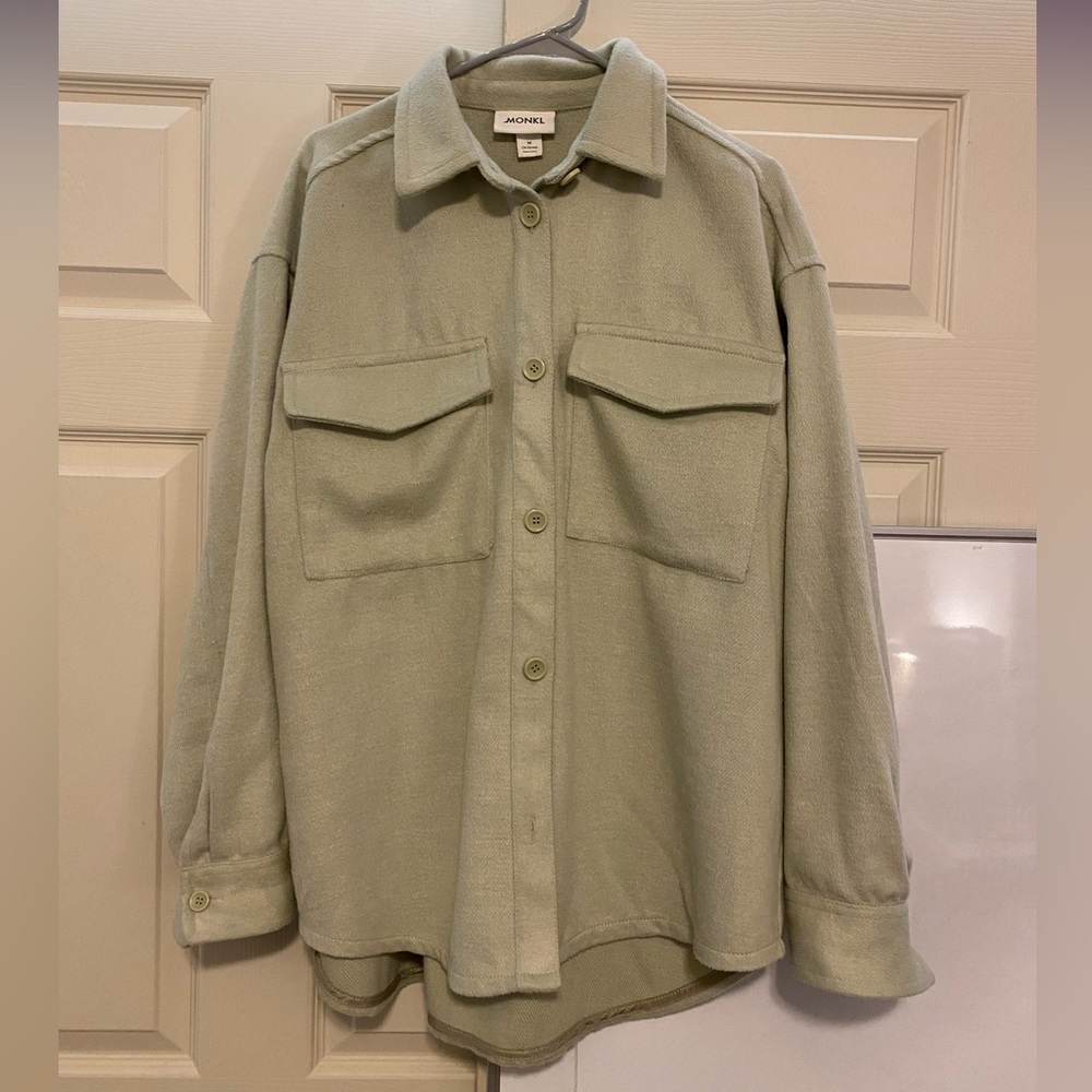 Monki green shacket from ASOS. In a good condition, worn only few times.